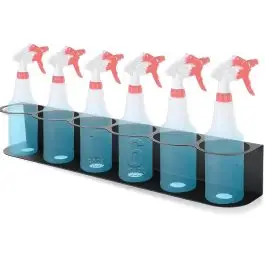 Porte-Bouteille de Pulvérisation Mural en Acier – 6 Emplacements